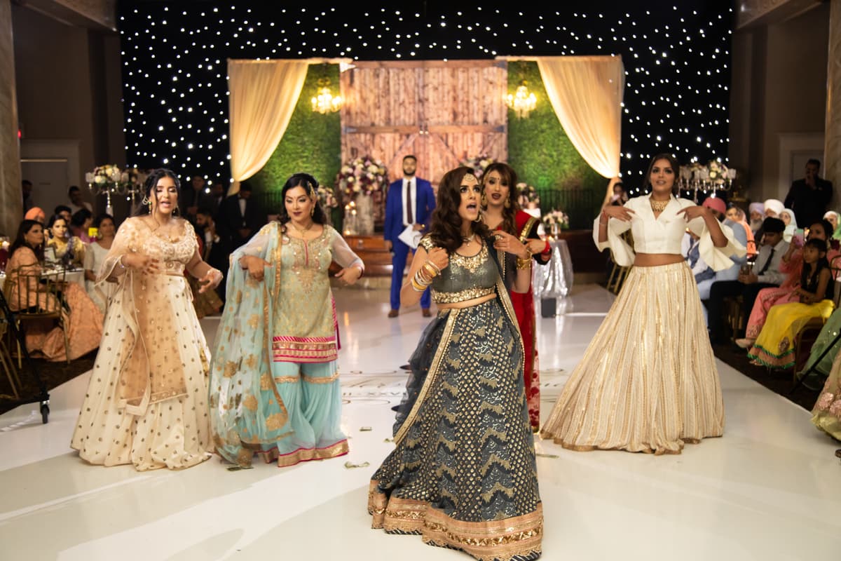 Wedding reception entertainment