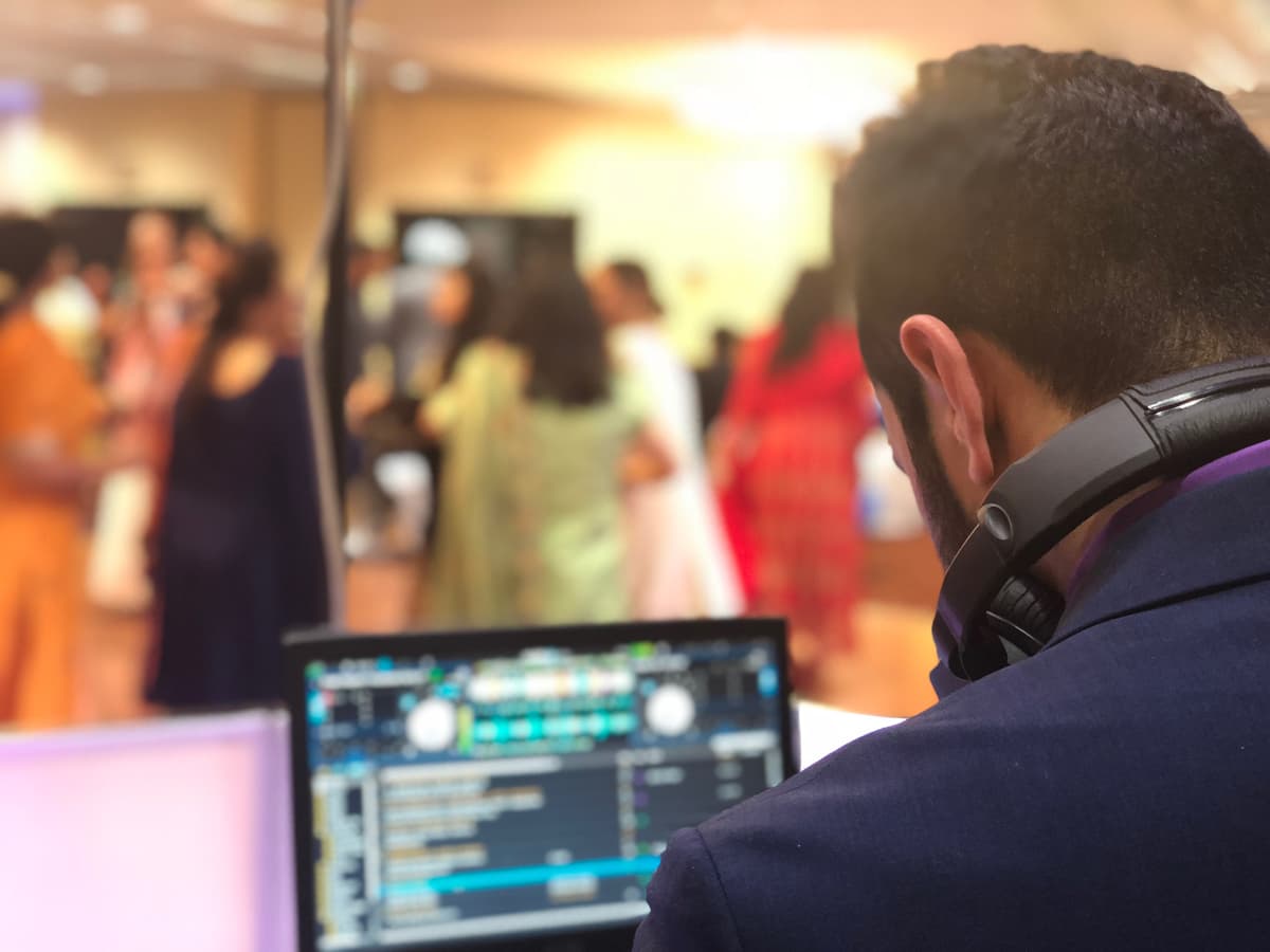 DJ Taj performing live